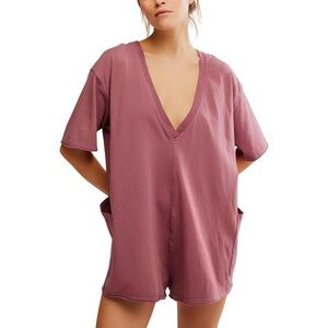 Free People Movement Hot Shot Tee Romper